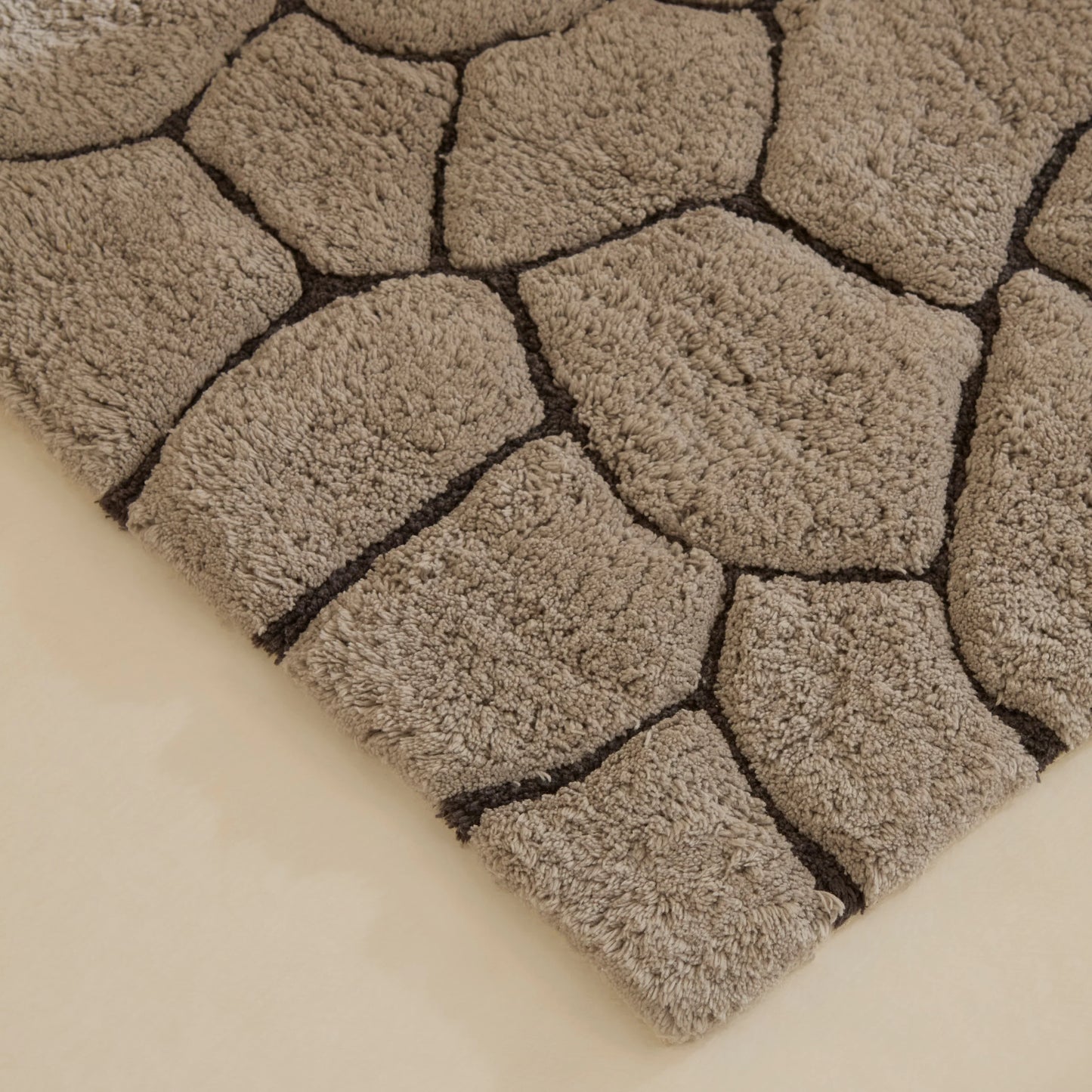 Karaca Stone Badematte, 60x100cm, Grey