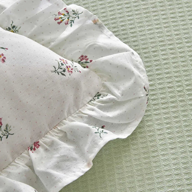 Karaca Lidya Bettwäsche-Set aus 100 % Baumwolle, Einzelbett, Grün