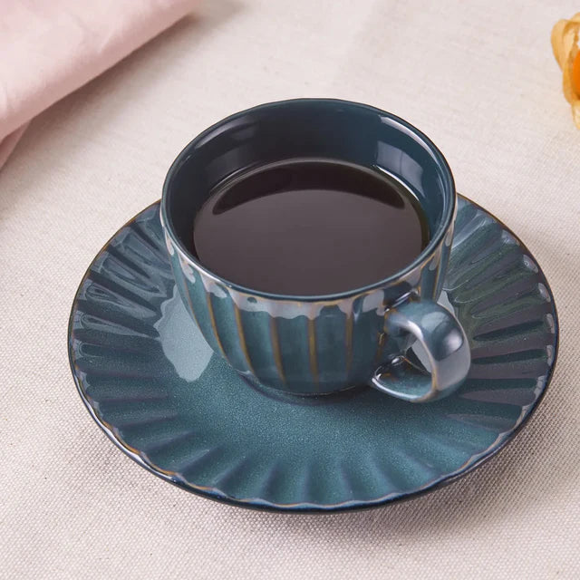 Karaca Austen Kaffeetassen für 2 Personen, 4 Teilig, 220 ml