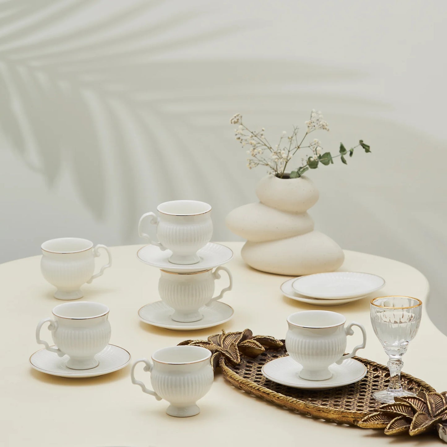 Karaca Malta Mokkatassen-Set, 6 Personen, 100 ml