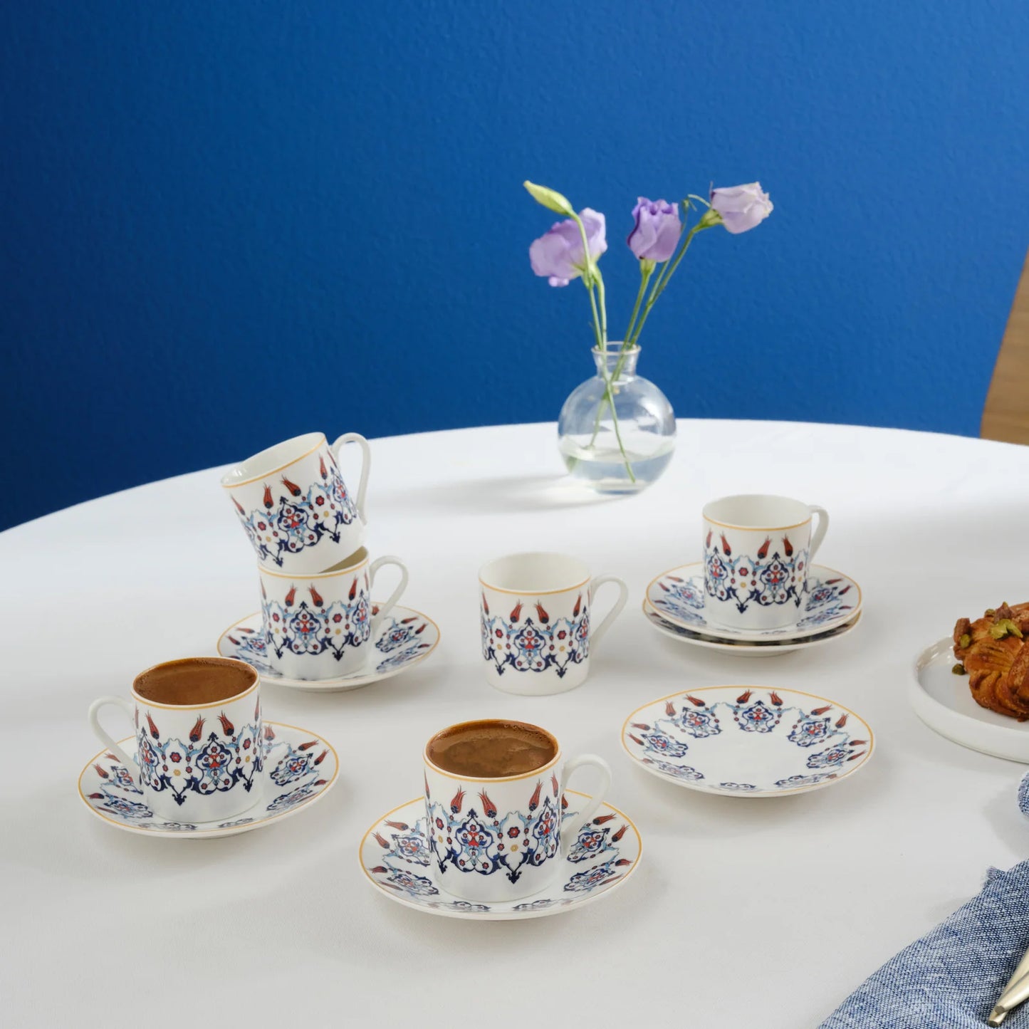 Karaca Haliç Mokkatassen-Set für 6 Personen, 80 ml