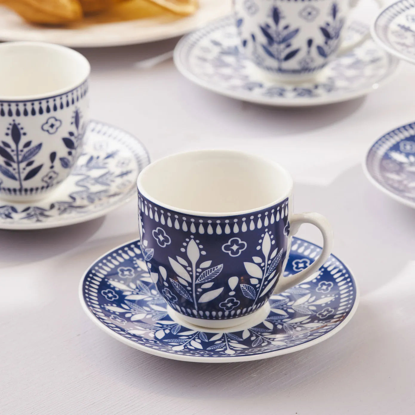 Karaca Peyker Mokkatassen-Set für 6 Personen, 85 ml