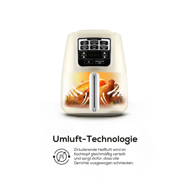 Karaca Air Cook XL 2 in 1 Airfryer Starlight, 4L, 1550W