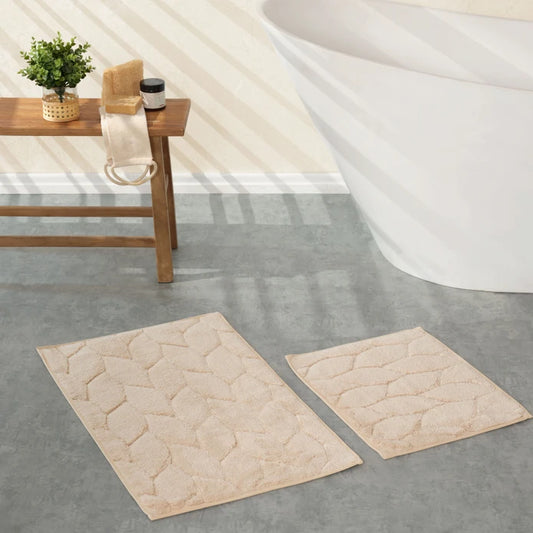 Karaca Home Elegant Badematten - Set, 2 tlg