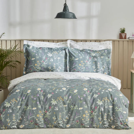 Karaca Home Evergreen Bettwäsche Doppelbezug, Grün