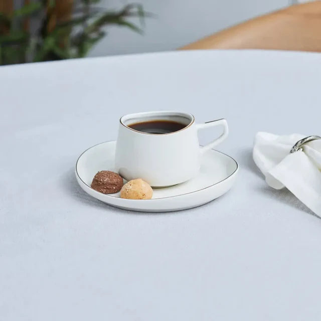 Karaca Streamline Hole Kaffeetassen Set für 6 Personen 200ml