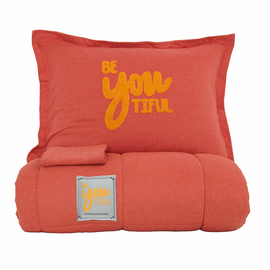 Karaca Home Motto Mercan Çift Kişilik Cotton Comfort